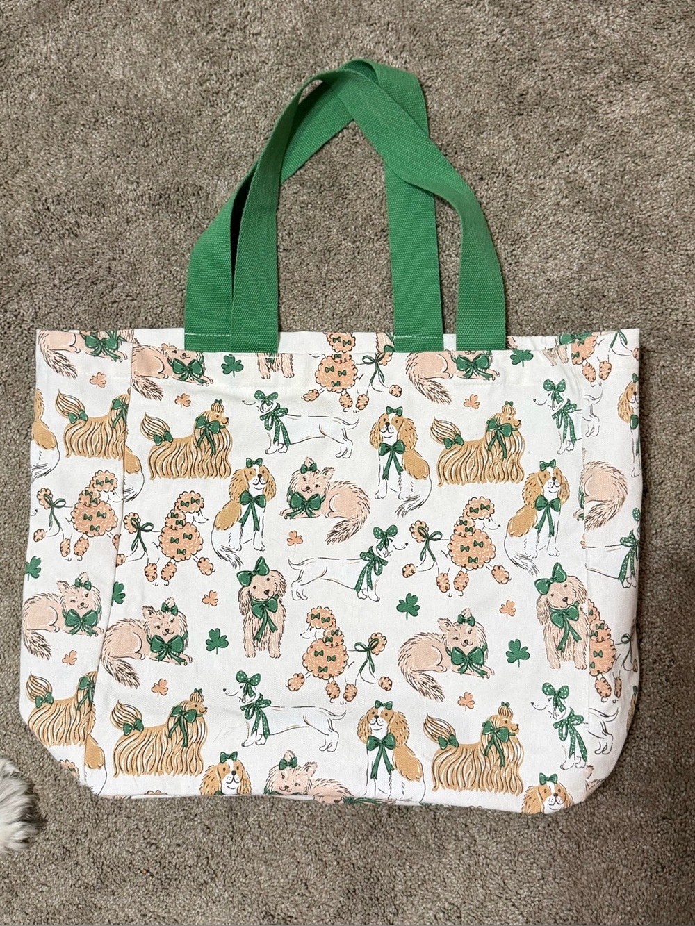 St. Patrick’s Day Lucky Dog Canvas Tote Bag
King cavalier poodles